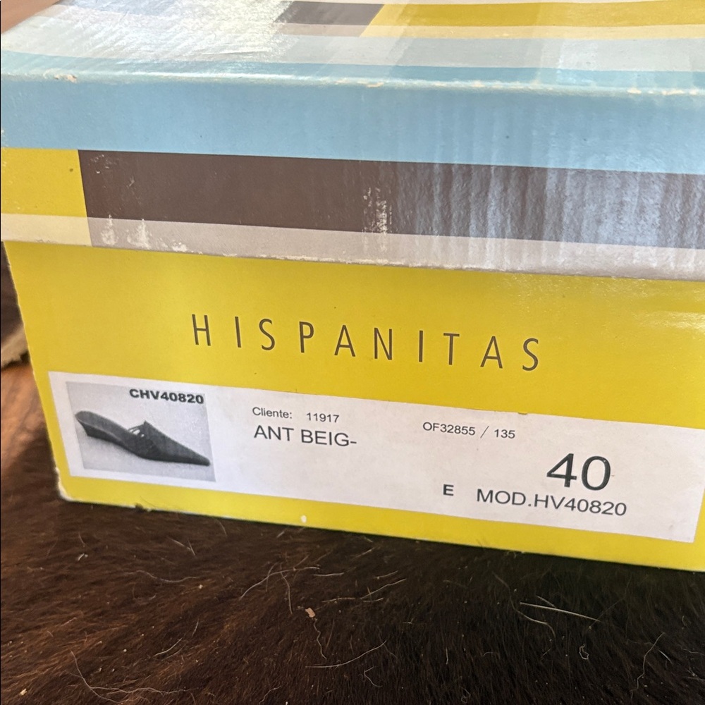 Hispanitas Beige Wedge Shoes